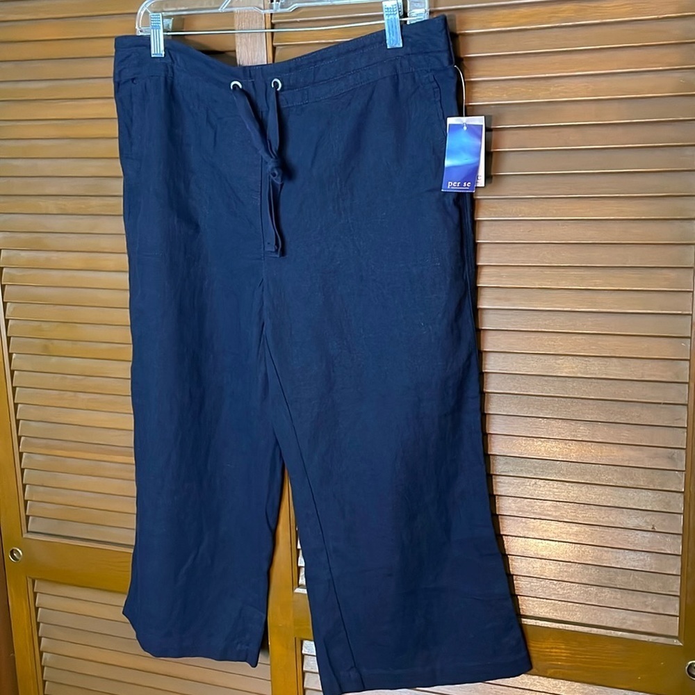 New Per Se linen Pants/Capri